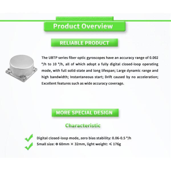 Форма вывода RS422 Датчик волоконно-оптического гироскопа Small North Seeker для UNIVO UBTP400Y