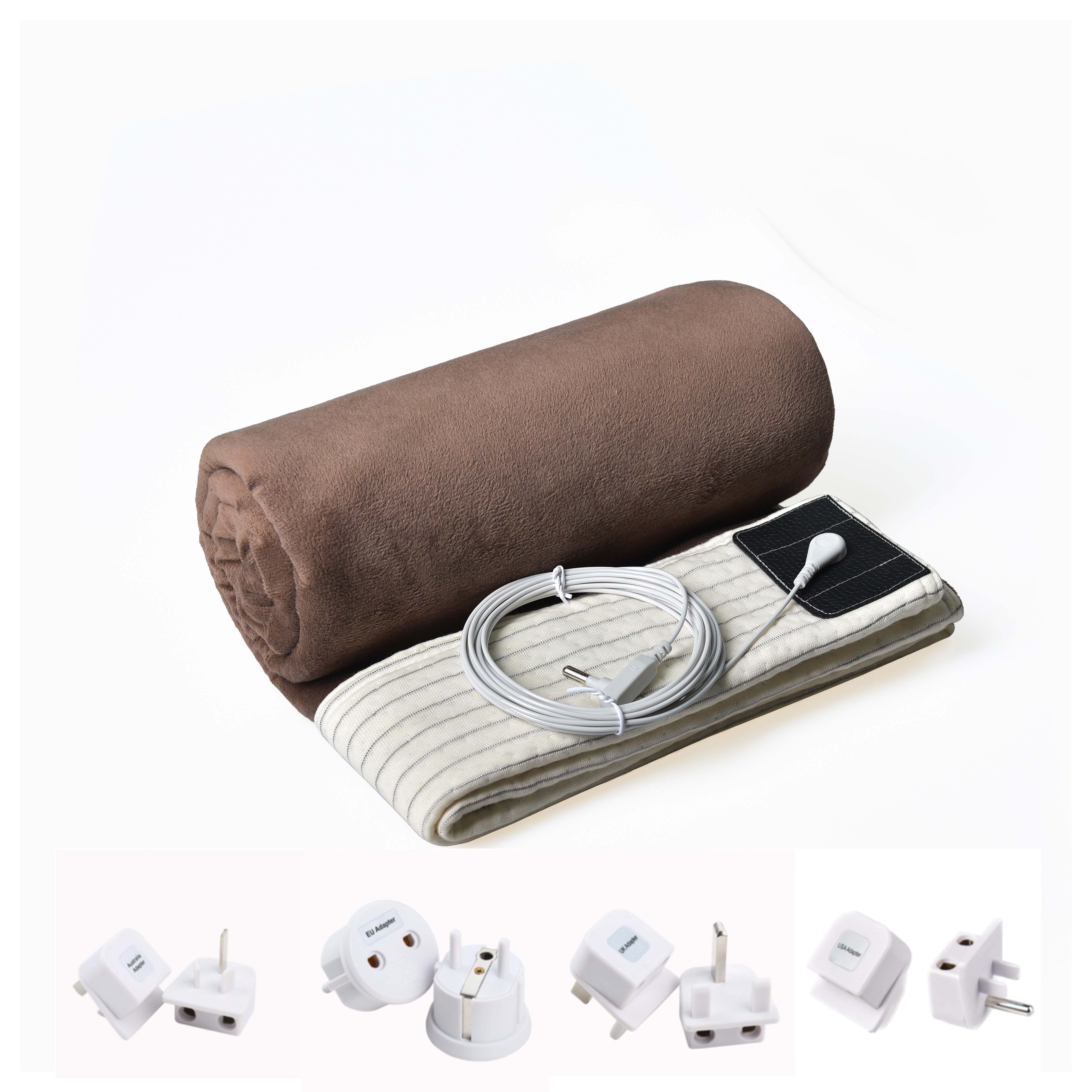 Manufacture Grounding Blanket Official Silver Fiber Earthing Organic Cotton Grounding Bed Cotton Conductive Function