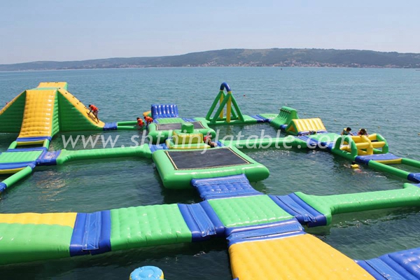 Hot Sale Inflatable Water Park Custom Floating Aqua Playground Giant Obstacle Course Island Water Parks for Sea Lake Pool Events