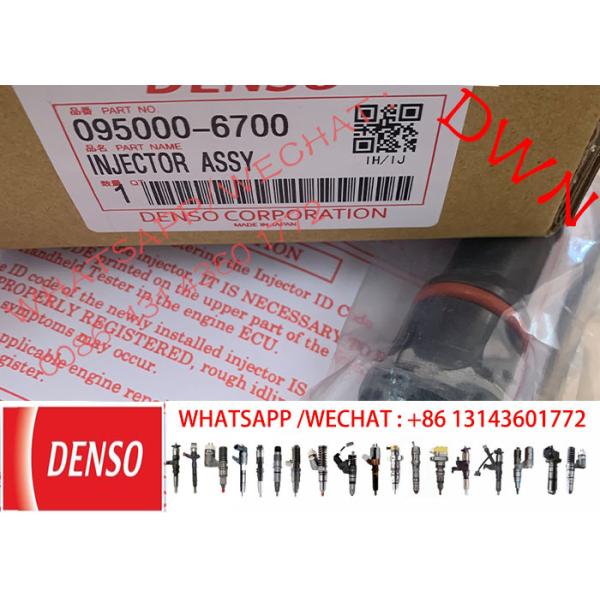 GENUINE original DENSO Injector 095000-6700 095000-6701 for HOWO heavy truck R61540080017A