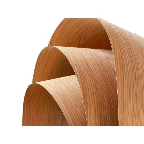 Nuevo diseño Muestra libre de ingeniería 2500 * 240mm Cereza Veneer de madera reconstituida para puerta de cubierta de barco