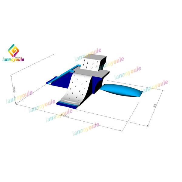 Water Resistant Inflatable attraction Aqua Park inflatable Blow Up Water Park