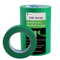 Tela de pintura de papel de creme original Verde