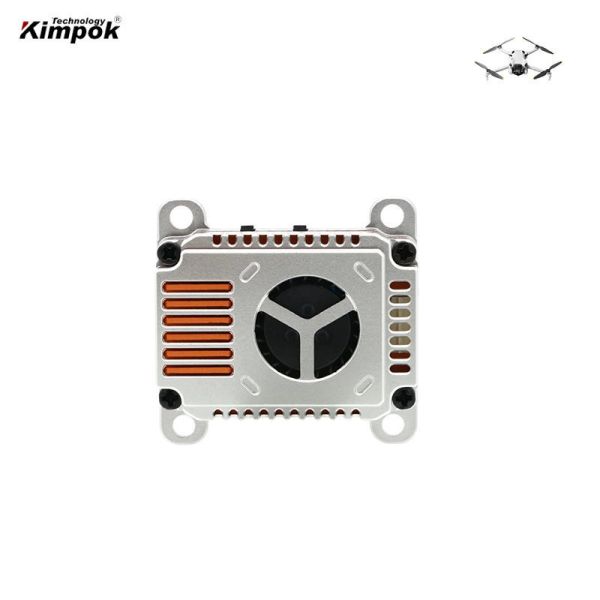 Kimpok 1.2GHz 2W FPV Video Transmitter with 8CH Channel Flexibility for Long Range Drones