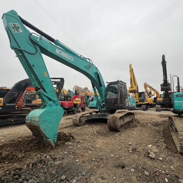 170kN 26T Track Used Kobelco Excavators Kobelco Sk260 Cylinder Digger 25200kg