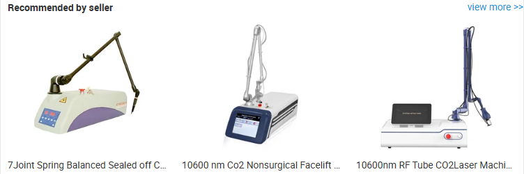 360° Rotation Handle Skin Tightening Acne Treatment 10600nm Fracational Co2 Laser Machine