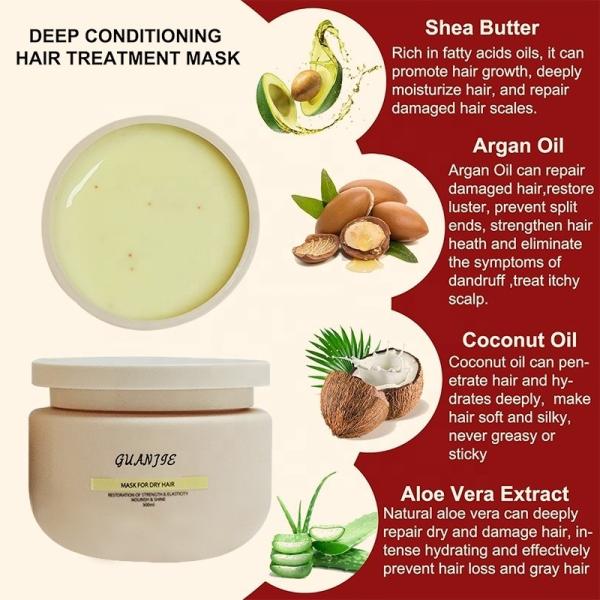 Revive Your Hair with Argan Oil Hair Masque Color Saver Keratin Treatment Relaxer Cream