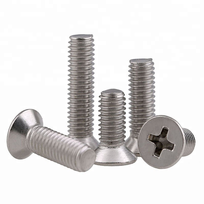 Винт зенкованный Phillips главный DIN965 нержавеющей стали SS316 M2.5 M3*28mm