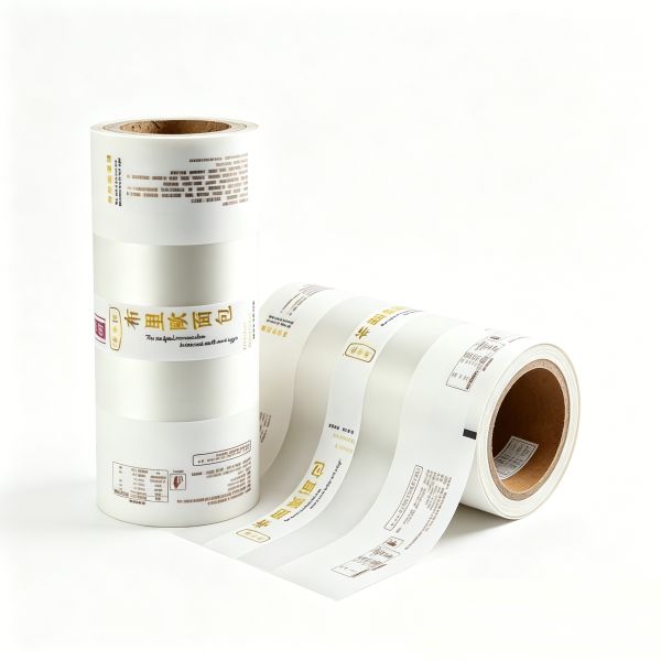 Custom Matte Finish Bread Packaging Rollstock Film | High Barrier Food Grade Laminated Roll Film for Bakery Bread & Pastry Automatic Packing