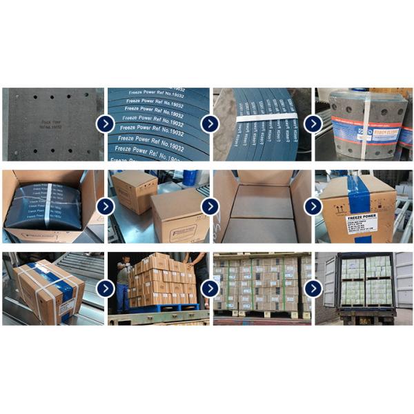 Non Asbestos Brake Lining For Truck Heavy Truck Brake Lining 19933 Brake Lining