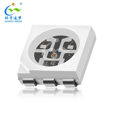 RoHS Multi Color SMD LED Type 5050 RGB 3 In 1 High Brightness For Tunnel Lighting