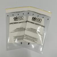 Saco de espécimes de risco biológico Lab Ai 650 4 slots superior autoadesivo