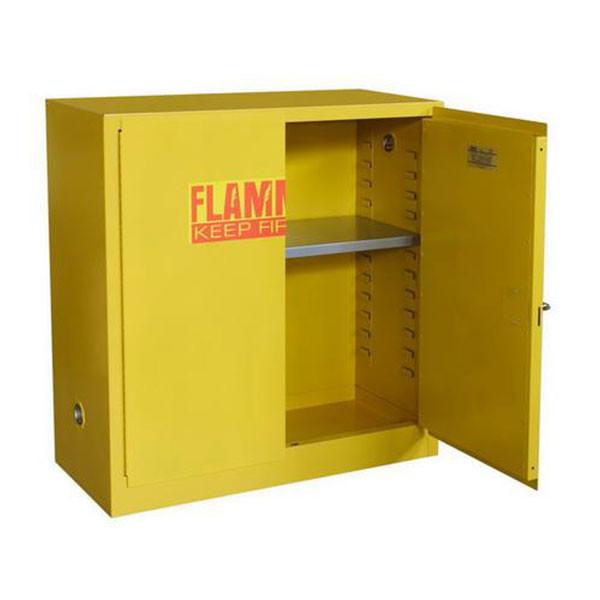 Antirust Chemical Storage Cupboard , Hand Type Flammable Material Storage Cabinet