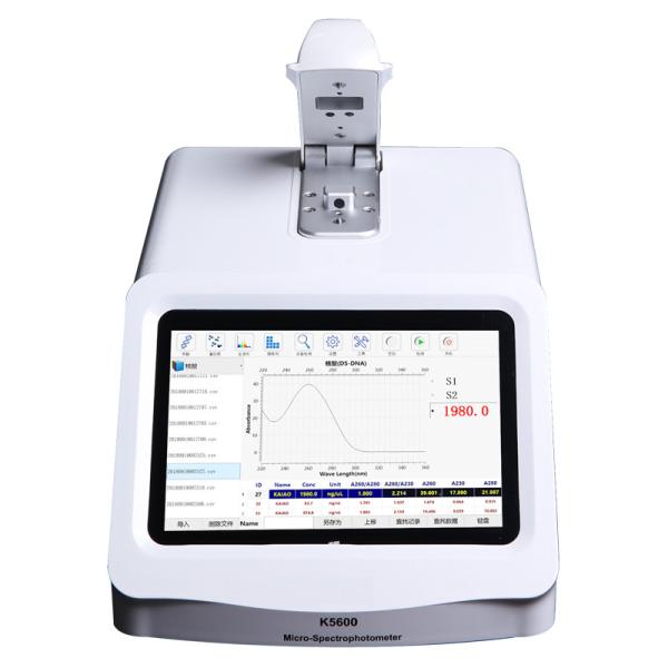 Protein Analysis UV Vis Nanodrop Micro Volume Spectrophotometer 00.01 To 400mg/ Ml 20*30*20cm