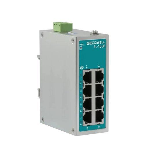Los interruptores industriales no administrados generales admiten 5/8 de manera 100mbps