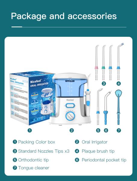 Oralginal 600ml Electric Water Jet Dental Floss 10+ Working Mode