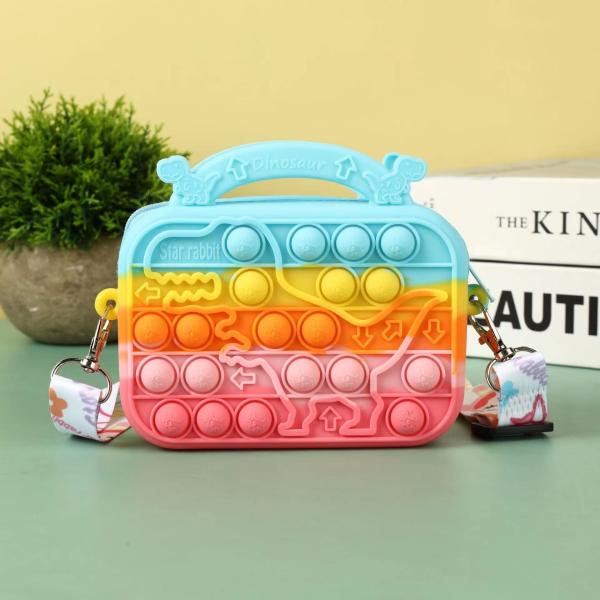 Легкая милая силиконовая сумка для макияжа сумка карандаш для детей школьные принадлежности для офиса кроссбоди плечевая сумочка
