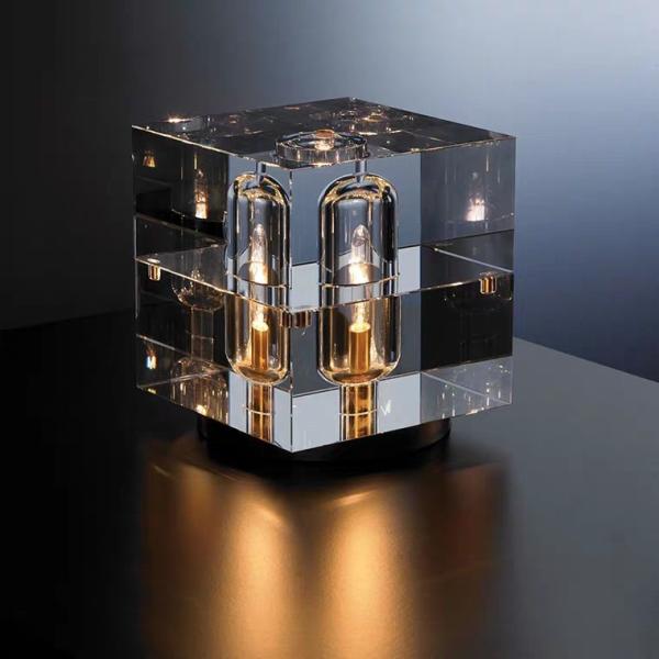 Luxury Living Room Crystal Decoration Table Lamp Nordic Personality Designer Creative Copper Table Lamp