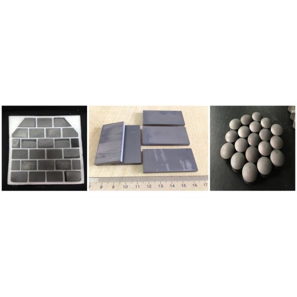 Карбида бора кремниевого карбида глинозема плитка баллистического кафельного керамическая типичная для плиты доказательства пули