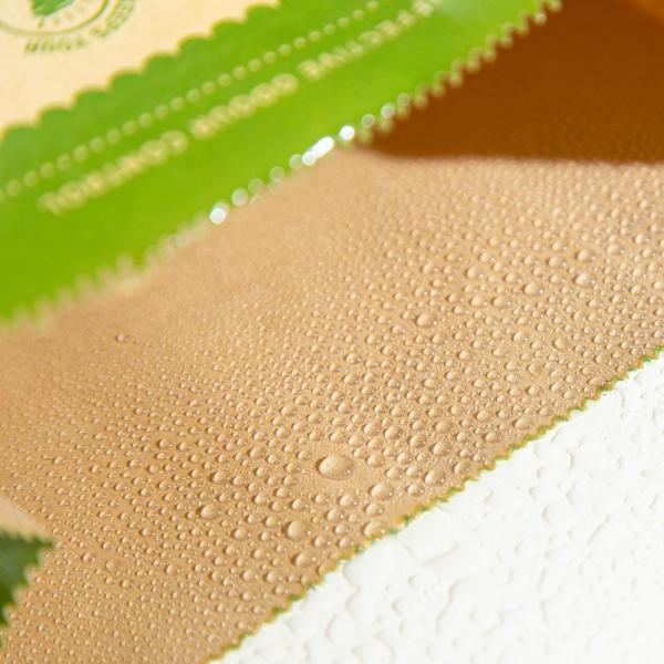 Impresión en grabado Bolsas de papel kraft marrón para embalaje de basura de cocina en la industria