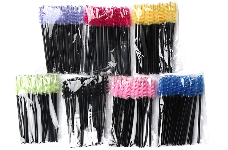 пластиковые Teardrops расширения ресницы 50pcs/Bag чистят устранимые Teardrops щеткой чистят щеткой