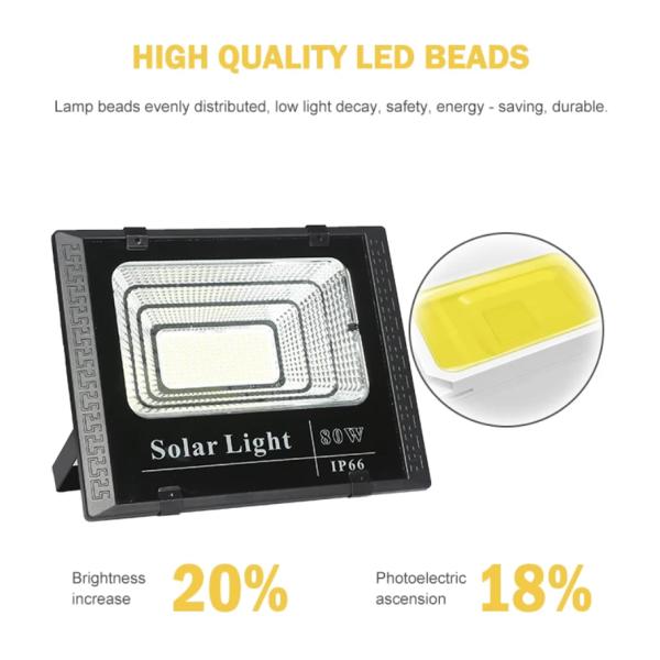 High Quality Waterproof Ip65 Outdoor Light Garden Light 45W Solar Flood Light Led