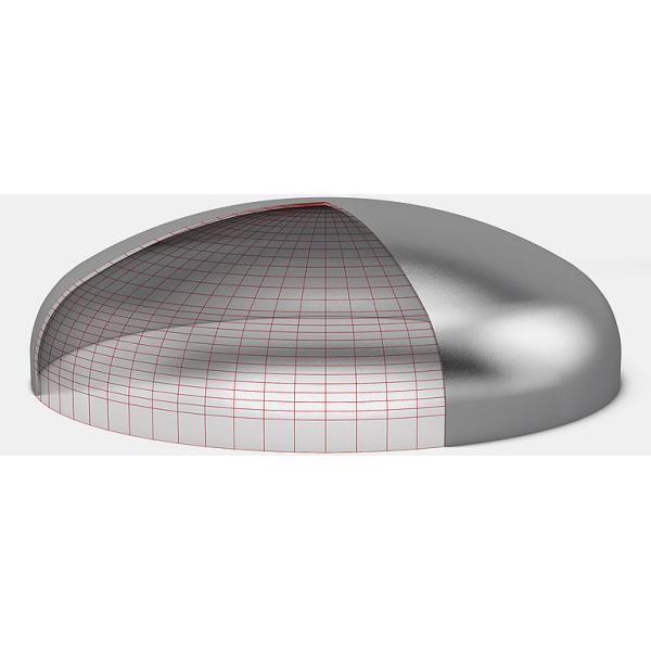 Промышленность Большой диаметр плоский дно эллиптическая коническая овальная голова Железо прессованная нержавеющая сталь голова литья