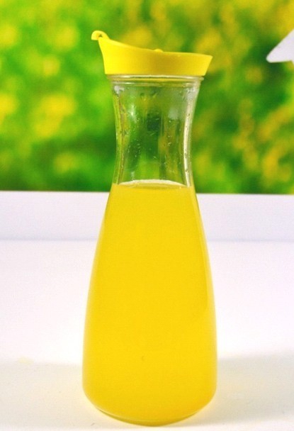 glass juice bottle