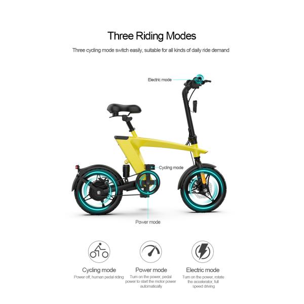 100Kg Max Load Electric City Bicycle with Lithium Battery Power Supply and Foldable Design