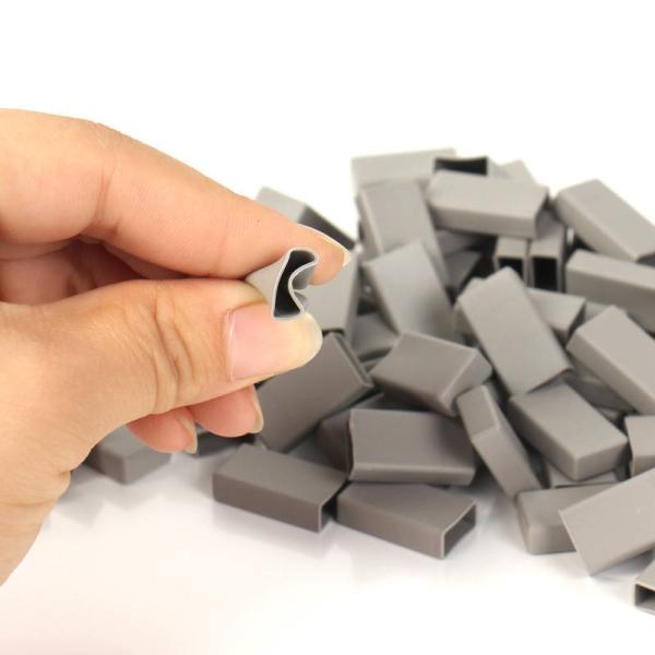 Manchon de conductivité thermique en caoutchouc de silicone isolé électriquement