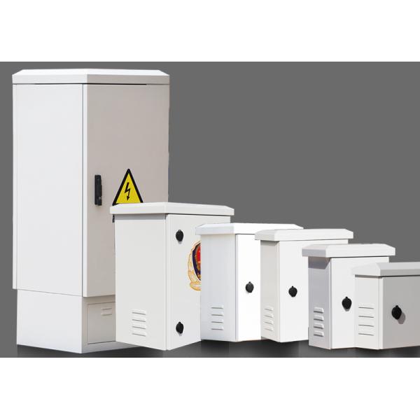 Galvanized Steel Electrical Enclosure Cctv Power Supply Distribution Box White Coating