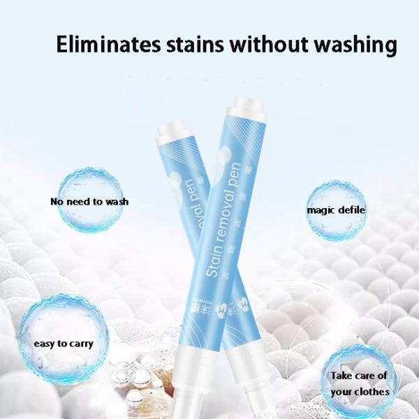 Instant Oil And Contamination Removal Stain Remover Pen For Clothes Wash Free Portable