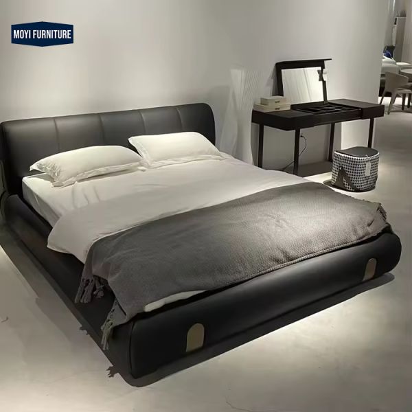 Home Furniture Bedroom Modern Wooden Queen Set Bedroom Furniture Set Featuring Classic King Size Bed Options