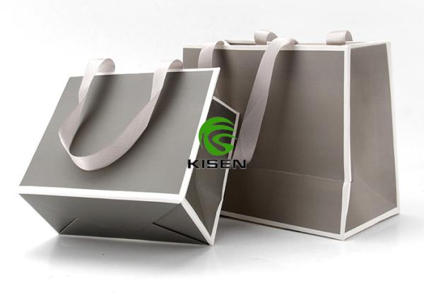 High End Packaging Retail Paper Shopping Bags Portable Customized Logo