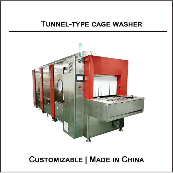 Animal Laboratory Equipment Walk In Cage Washer Tunnel Cage Washer Cabinet Cage Washer