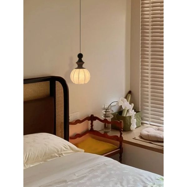 Dining Room Kitchen Chandelier Home Decor Bedsroom Bedside Hanging Light Vintage Wooden Ceiling Pendant Lamp (WH-VP-313)