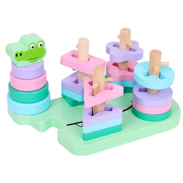 Cognitive Crocodile Bear Shape Early Education Puzzle