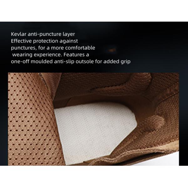 3515 Military Leather Boots Brown EVA Insole Tactical Boots With Zipper