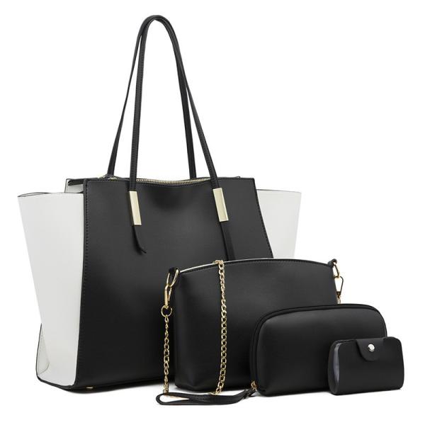 Customized Logo Fashion Simple Mother Bag Three-piece Portable Tote Bag for Fashion