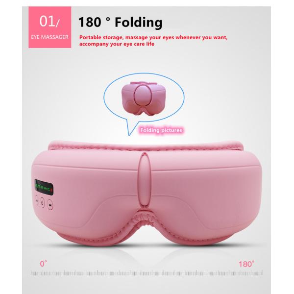 5V 1A Skin Tightening Device Vision Care Eye Massager Smart Pink