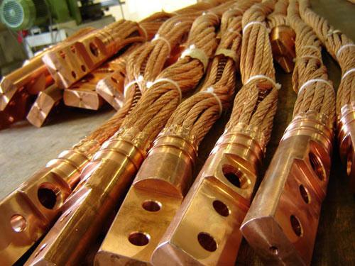 RSL Series Water Cooled Power Cable Commercial Hook Conduction Joint Stainless Hoop copper contact block