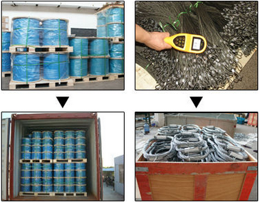 7x19 AISI 304 SS fil d'acier câble et la tige 0,8-4 mm fil de calibre