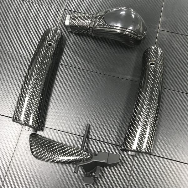 Laminated Custom Carbon Fiber Parts Steel 3K  Carbon Fiber Door Handles