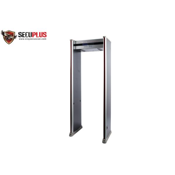 Звук и света СИД прогулка сигнала тревоги через металлоискатель для проверки безопасности станции