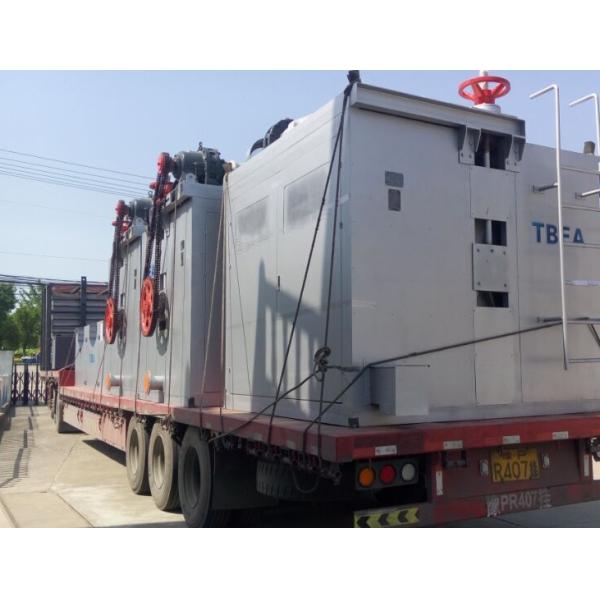 Колосниковый грохот отработанной воды фильтра компактного соединения вращательный для проекта тепловой мощности