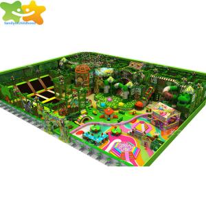 Tema interno da selva do equipamento da área de jogo das crianças atrativas UV -