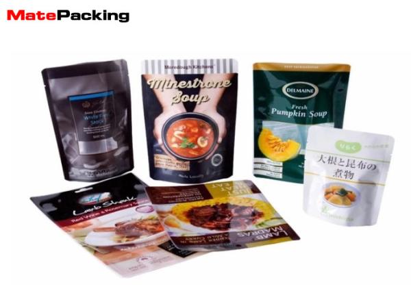 Custom Printing Retort Pouch Bag For Sauce High Barriers High Temperature
