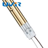 lâmpada infravermelha para a impressão, emissores infravermelhos de 15x33mm IRP de quartzo do revestimento do ouro