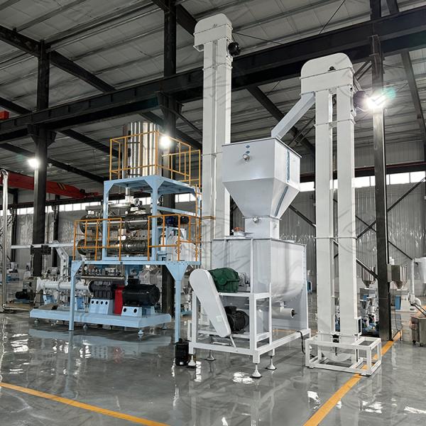 Automatic High Efficiency Pet Food fish feed extruder machine Stainless Steel