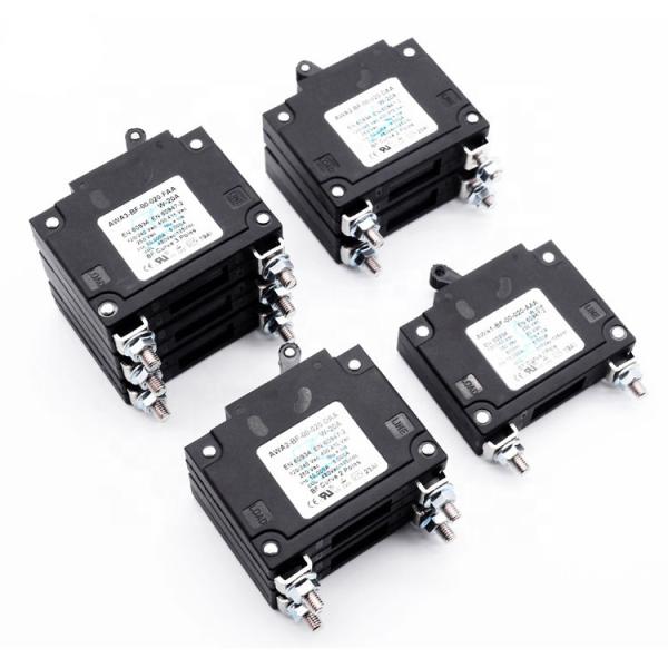 1 2 3 4 Disjoncteur électrique à borne de type rechargeable en Bakelite noire